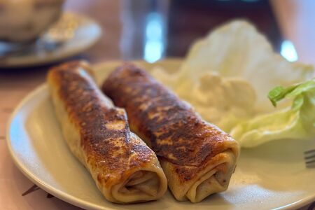 Блины с мясом