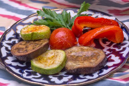 Шашлык из свежих овощей