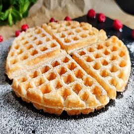 Венская вафля с сахарной пудрой