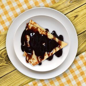 Блин с шоколадом