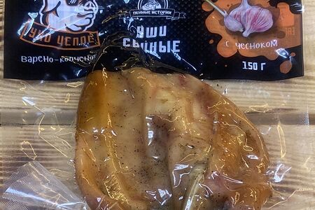 Уши свиные со вкусом чеснока