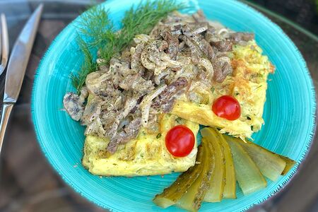 Вафля графская с говядиной