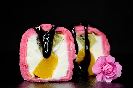 Сладкий ролл Розовый фламинго