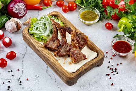 Шашлык из бараньей корейки