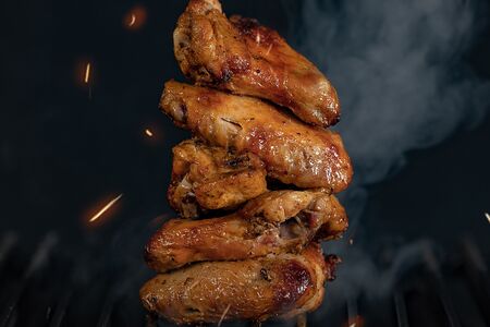 Шашлык из куриных крылышек