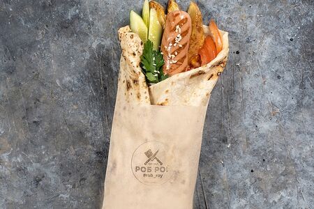 Двойной хот-дог в лаваше