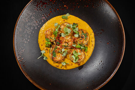 Ризотто Том ям с тигровыми креветками