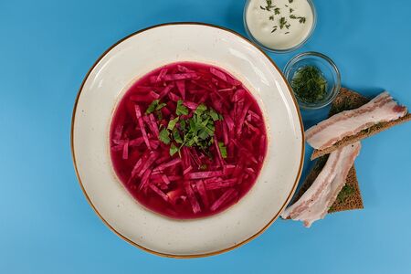 Борщ с говядиной