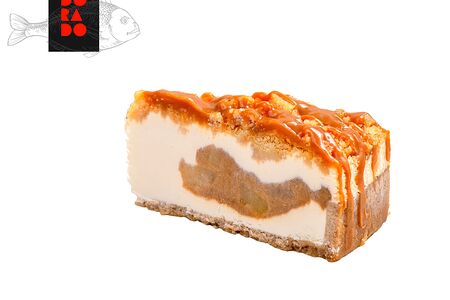 Яблочно-карамельный чизкейк