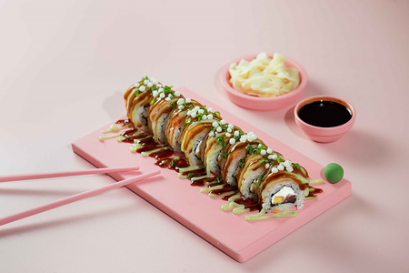 Well Roll с лососем