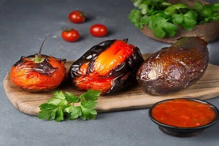 Овощи на мангале