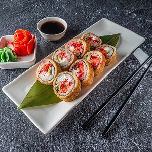 Лосось в темпуре 8 шт