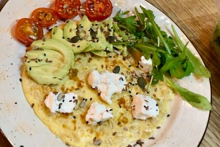 Овсяноблин с рассольным сыром