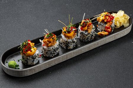 Тартар ролл с креветкой