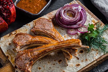 Шашлык из бараньей корейки