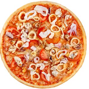 Пицца с морепродуктами