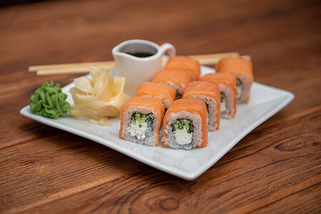 Филадельфия с лососем