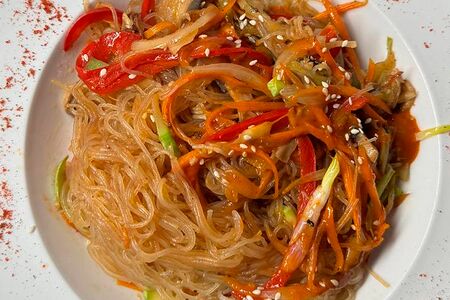 Фунчоза с овощами