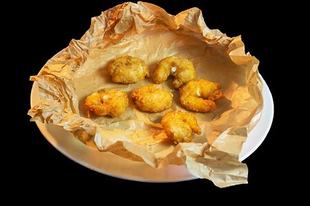 Креветка в сухарях