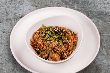 Рис с курицей