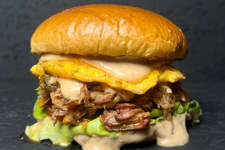 Бургер №4 со рваной говядиной M