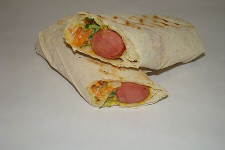 Хот-дог в лаваше