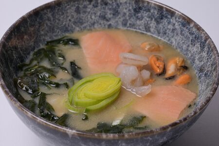 Мисо-суп с морепродуктами