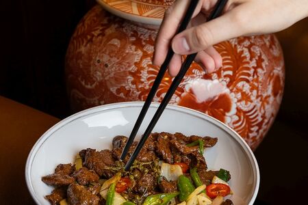 Говядина с сычуаньским перцем