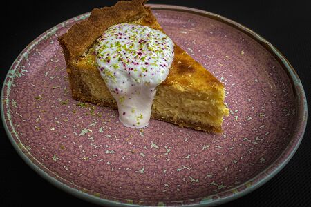 Лаймовый пирог с домашней сметаной