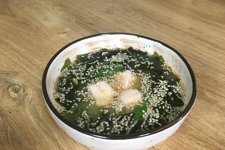 Мисо-суп с курицей