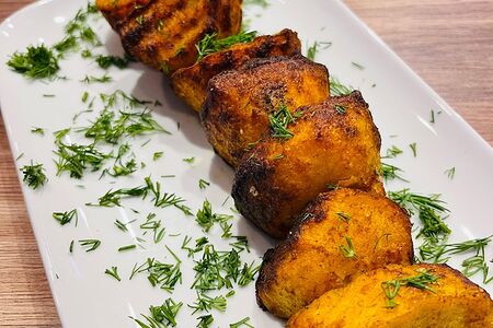 Картофель на мангале