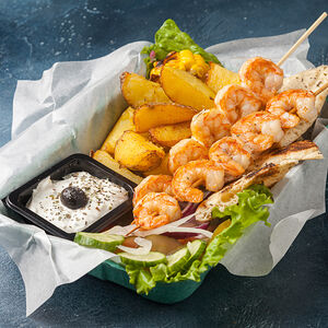 Мерида сувлаки из креветок XL