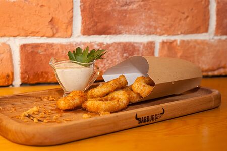 Кольца кальмара в панировке