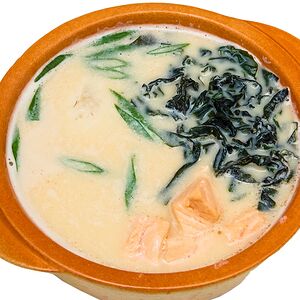 Суп сливочный с лососем