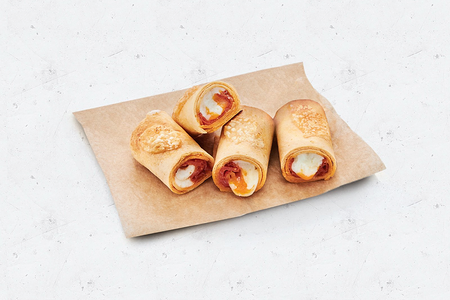 Рулетики с пепперони