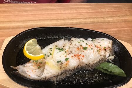 Стейк из палтуса