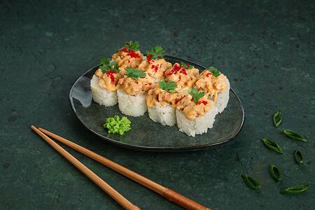 Ролл с тар таром из креветки