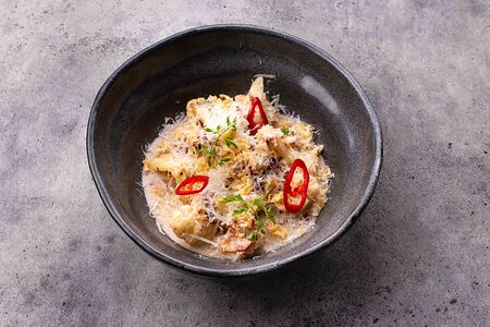 Цветная капуста с беконом