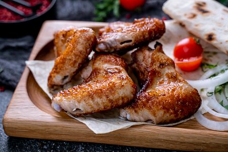 Шашлык из куриных крылышек