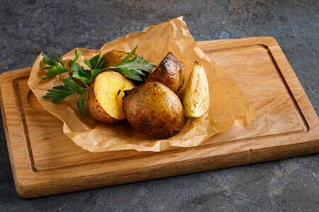 Картофель на углях