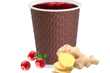 Чай Клюква с имбирем