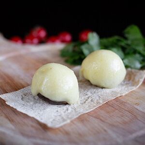 Шашлык из грибов с сыром