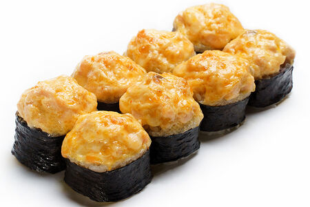 Запеченный ролл с лососем