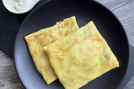 Блины со свининой и говядиной