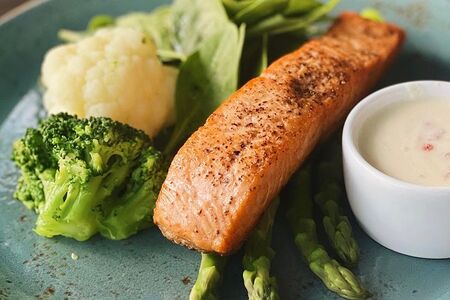 Стейк из лосося