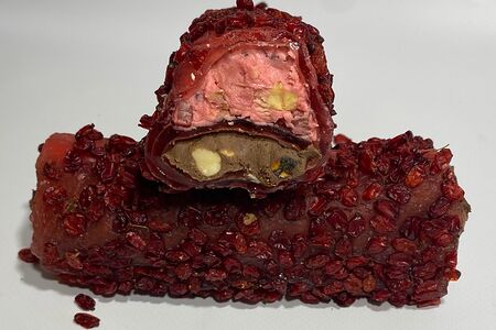 Шоколадно-гранатовый