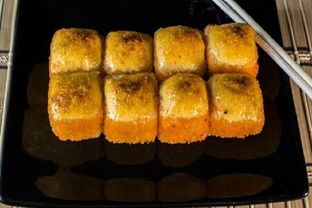 Ролл теплый краб