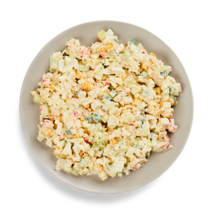 Крабовый салат без риса