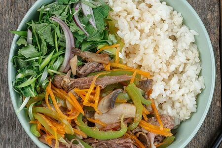 Рис с говядиной