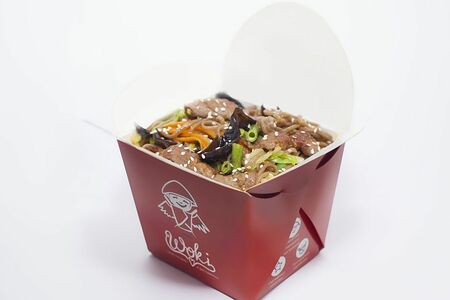 Соба с говядиной и стручковой фасолью